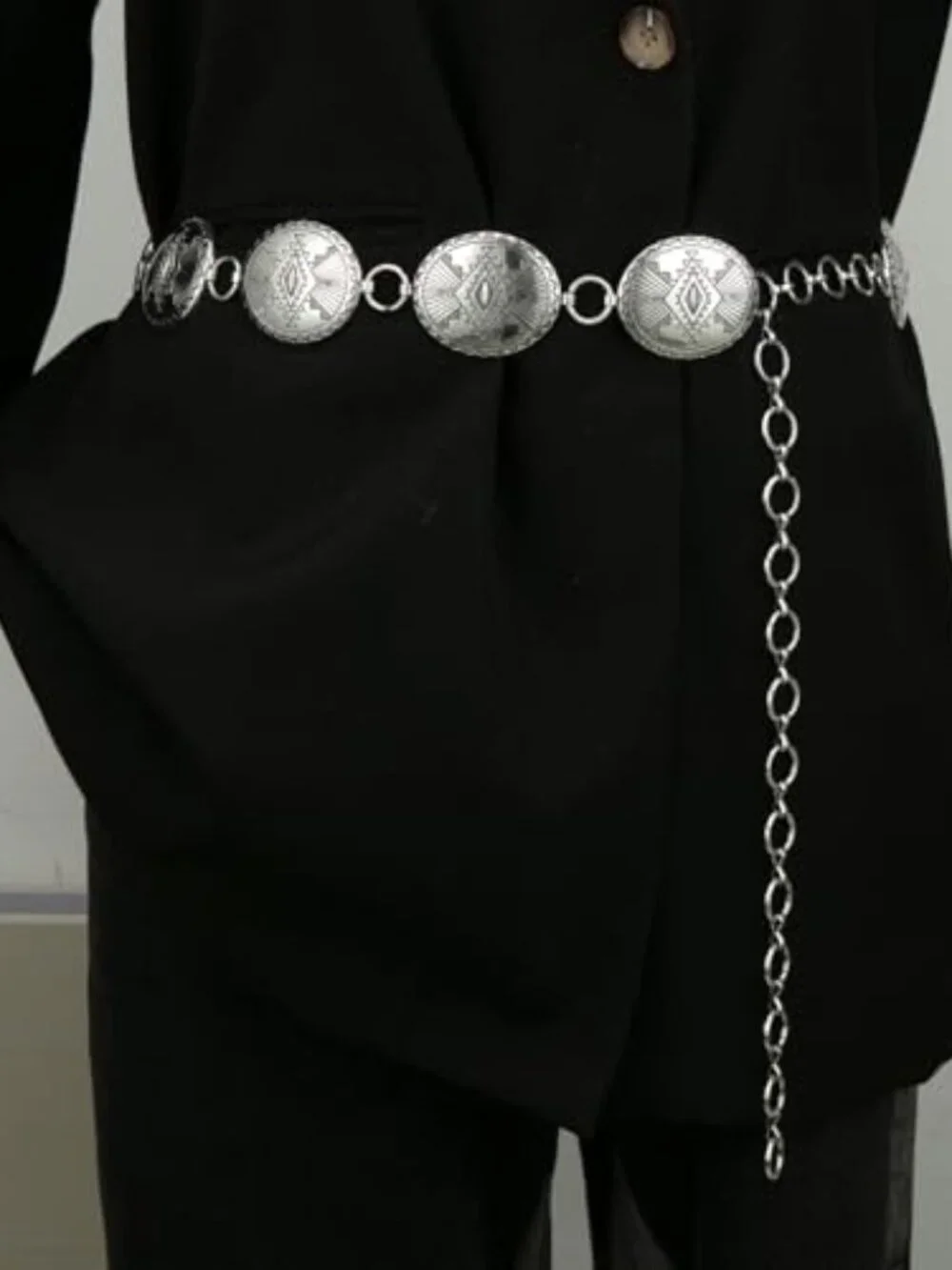 Western Metal Concho Waist Chain for Women | Cowgirl Adjustable